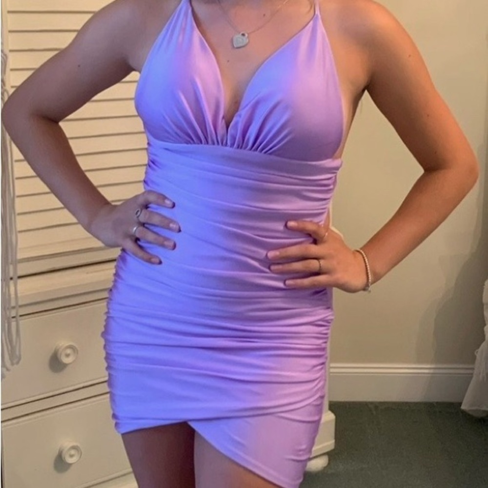 Purple Mini Dress